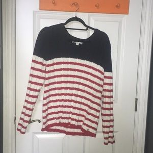 Tommy Hilfiger red white blue Sweater oversized